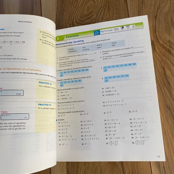 Pearson Math 092 Foundation Of Mathematics Book - Picture 5 of 8